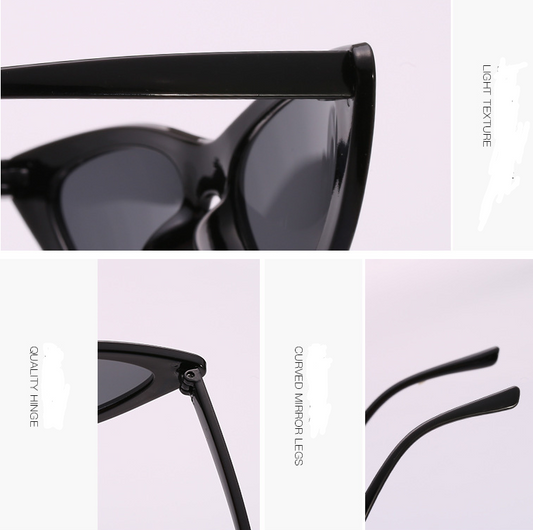 Occhiali da sole Cat-eye Triangolari