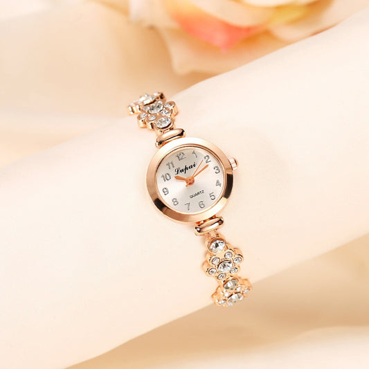 Orologio bracciale floreale da donna