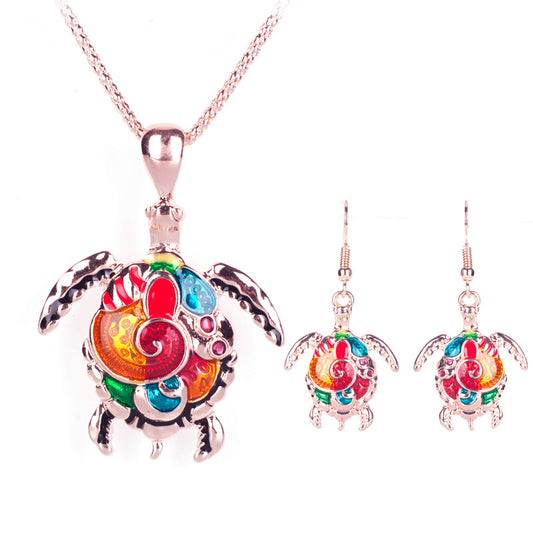 Set Collana Orecchini Tartaruga