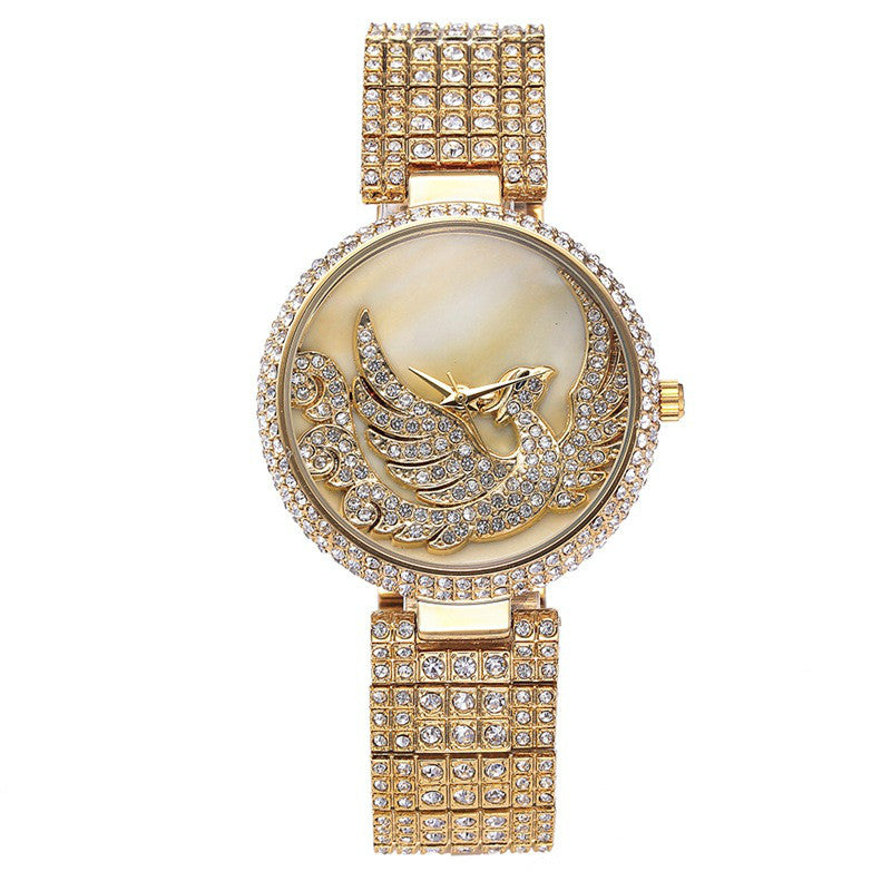 Orologio fenice con strass