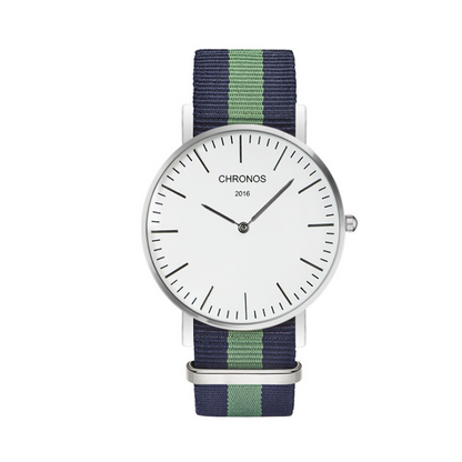 Orologio cinturino intrecciato di coppia