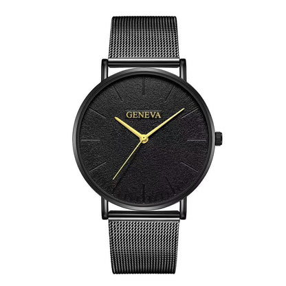Orologio cinturino mesh acciaio da uomo