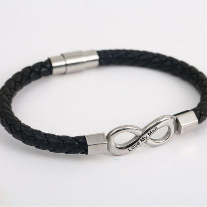 Braccialetto acciaio inox Simbolo Infinito