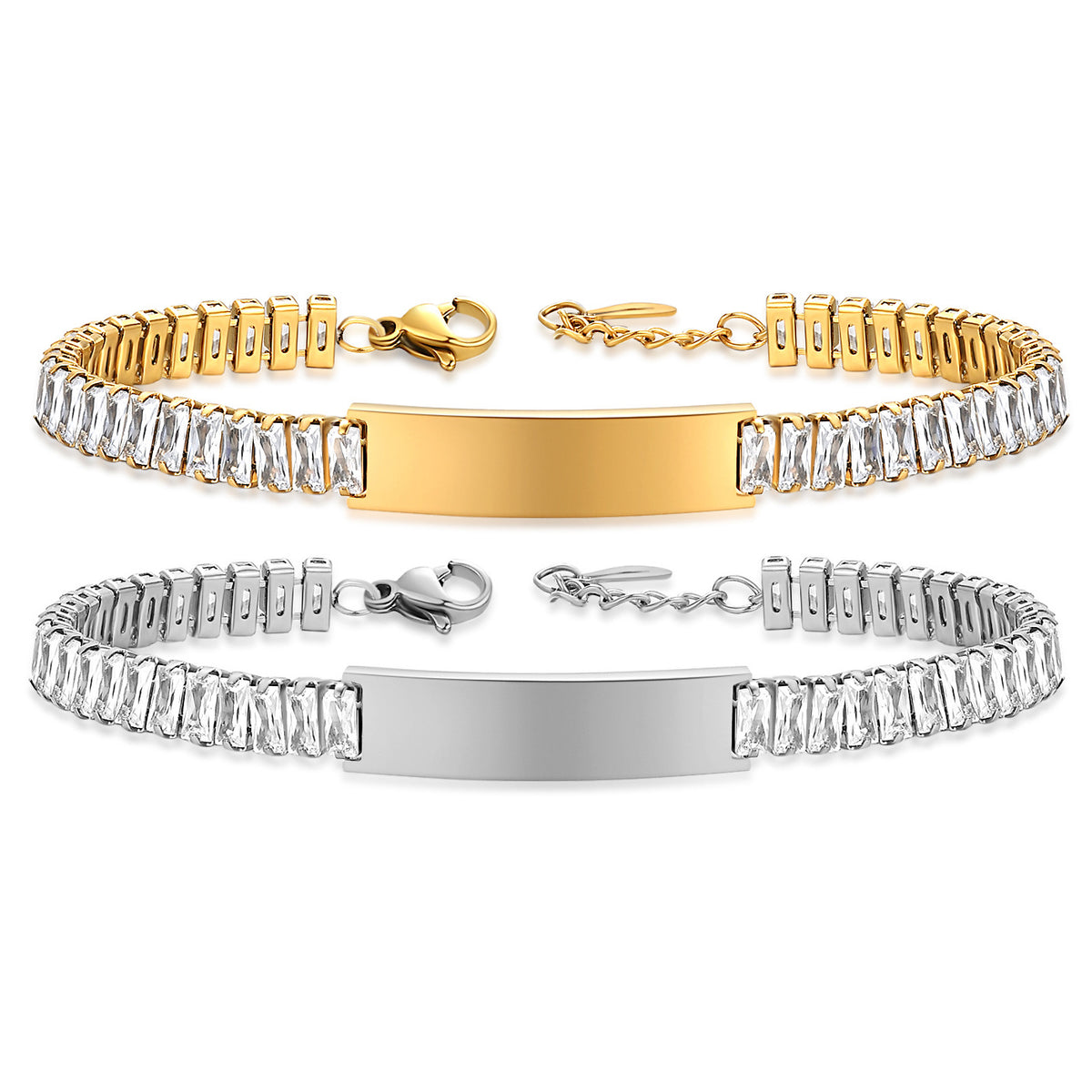 Braccialetto con zirconi da donna