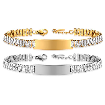 Braccialetto con zirconi da donna