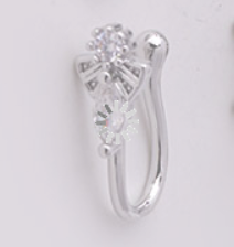 Anello farfalla goccia da donna