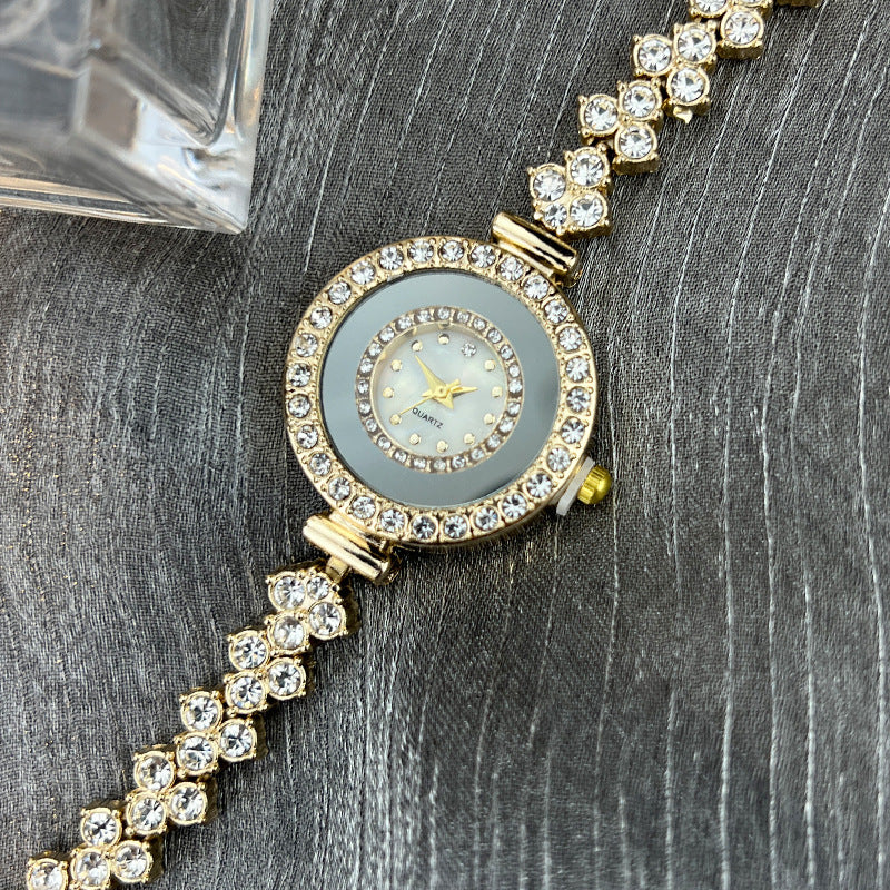 Orologio al quarzo con strass cristallo