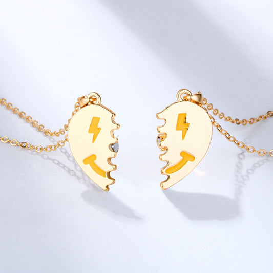 Collana coppia magnetica personalizzata