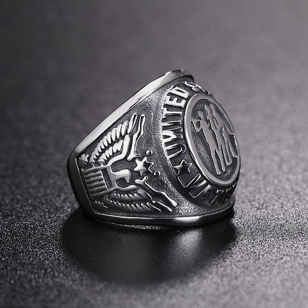 Anello uomo titanio personalizzabile
