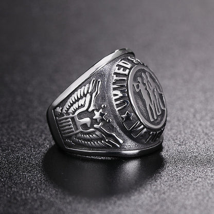 Anello uomo titanio personalizzabile