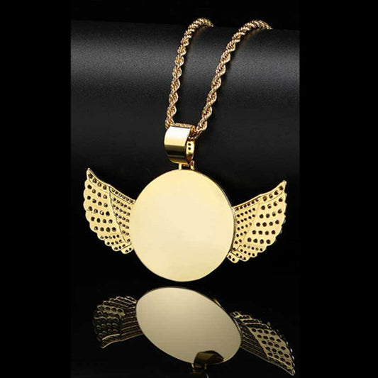 Collana ciondolo ali foto