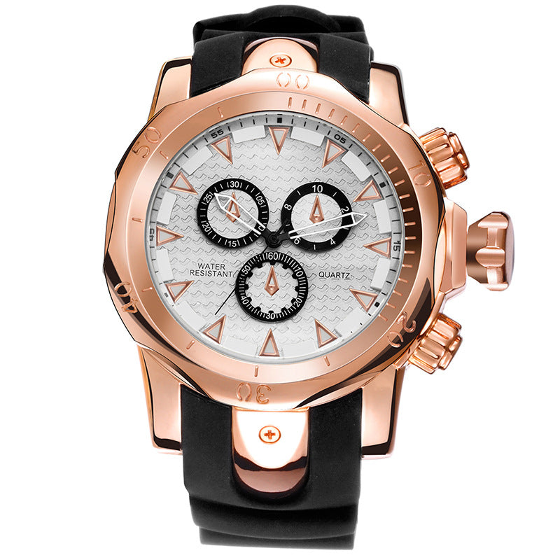 Orologio quarzo grande impermeabile