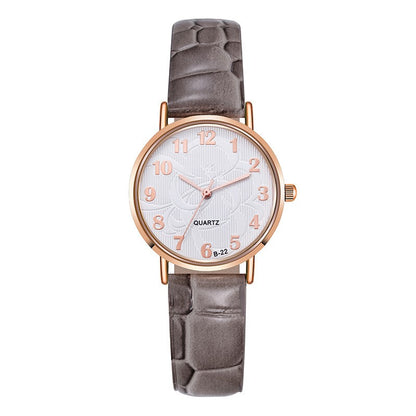 Orologio da donna impermeabile semplice al quarzo