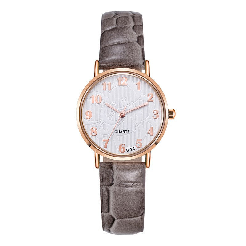 Orologio da donna impermeabile semplice al quarzo