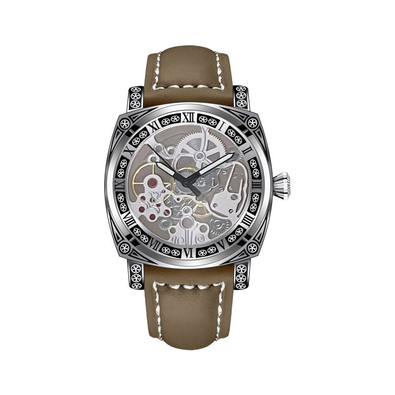 Orologio da uomo resistente all'acqua luminescente