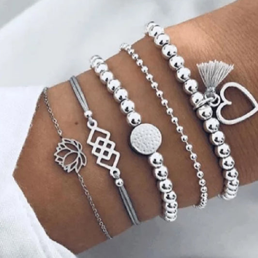 Bracciale loto sfrangiato