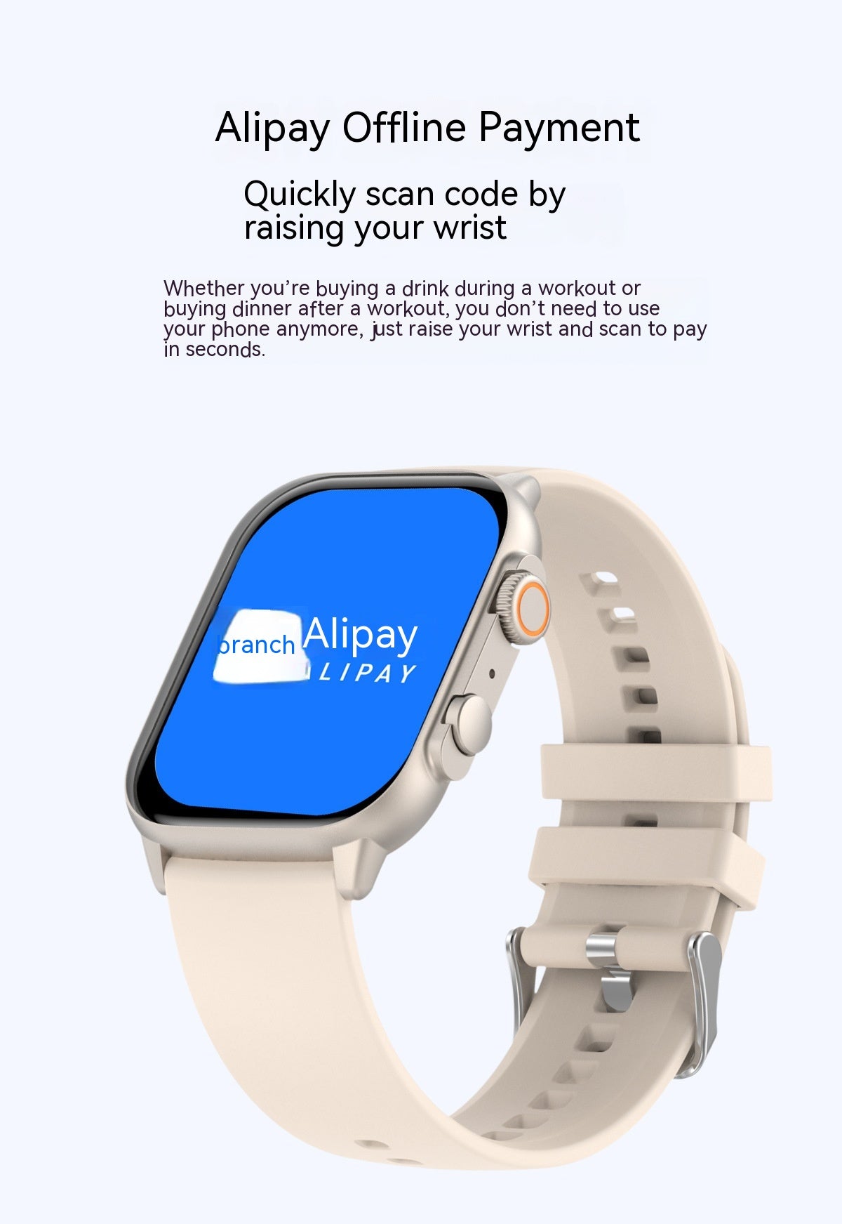 Smartwatch sportivo schermo grande HD