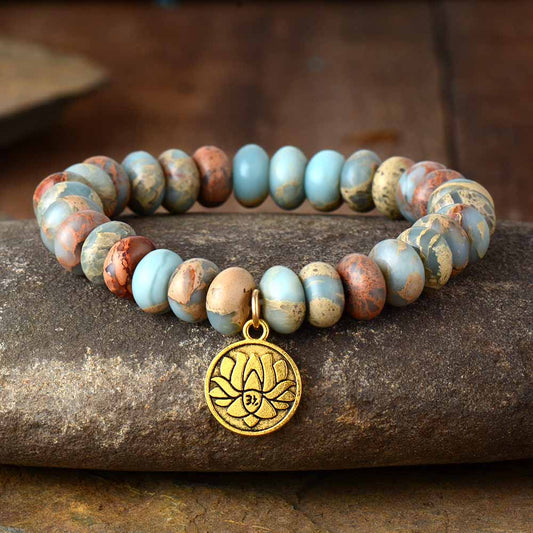 Bracciale loto turchese