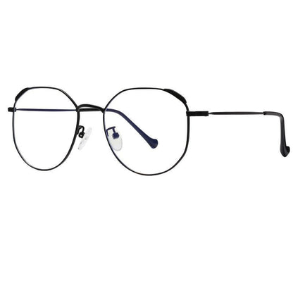 Occhiali anti luce blu in metallo