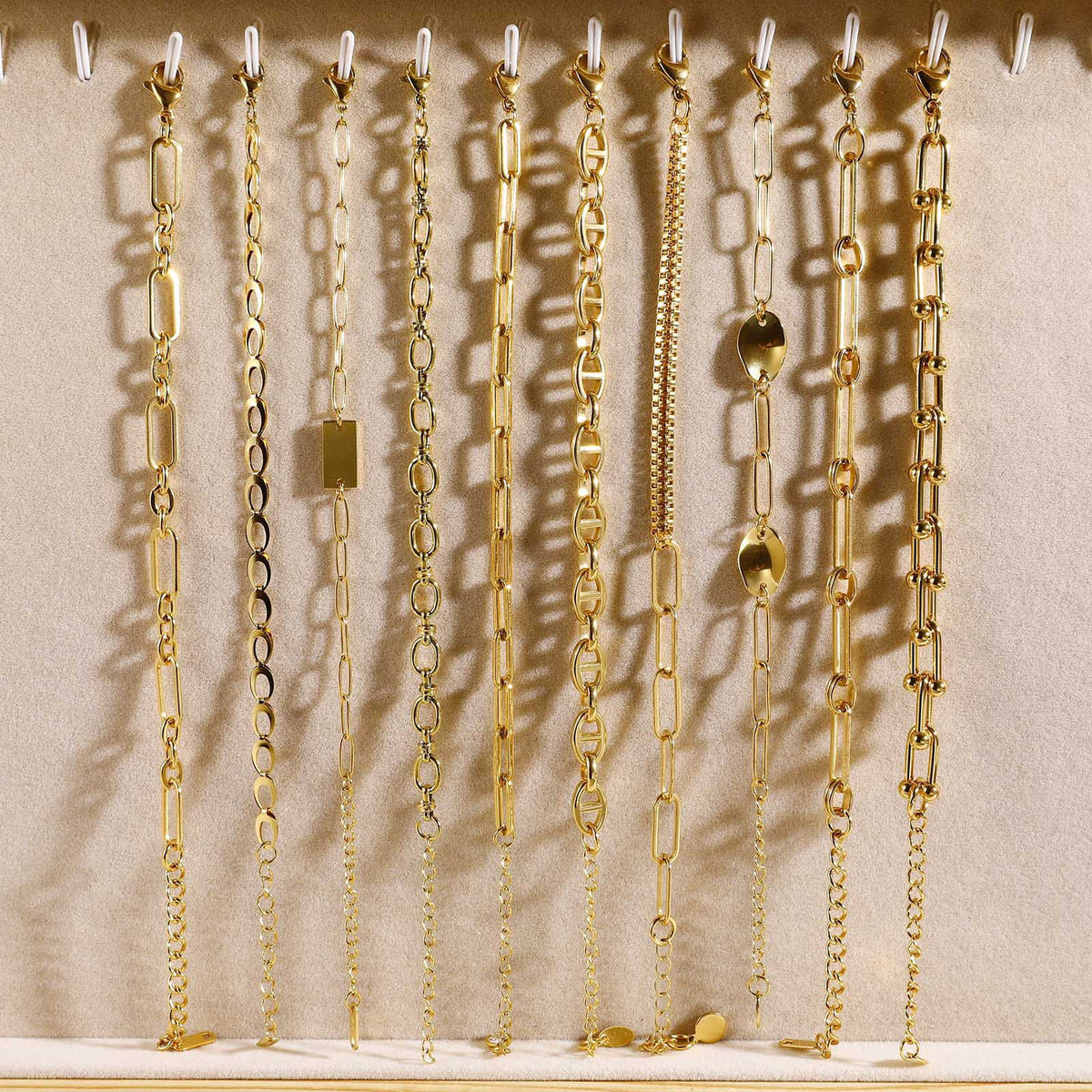 Bracciale Acciaio Dorato