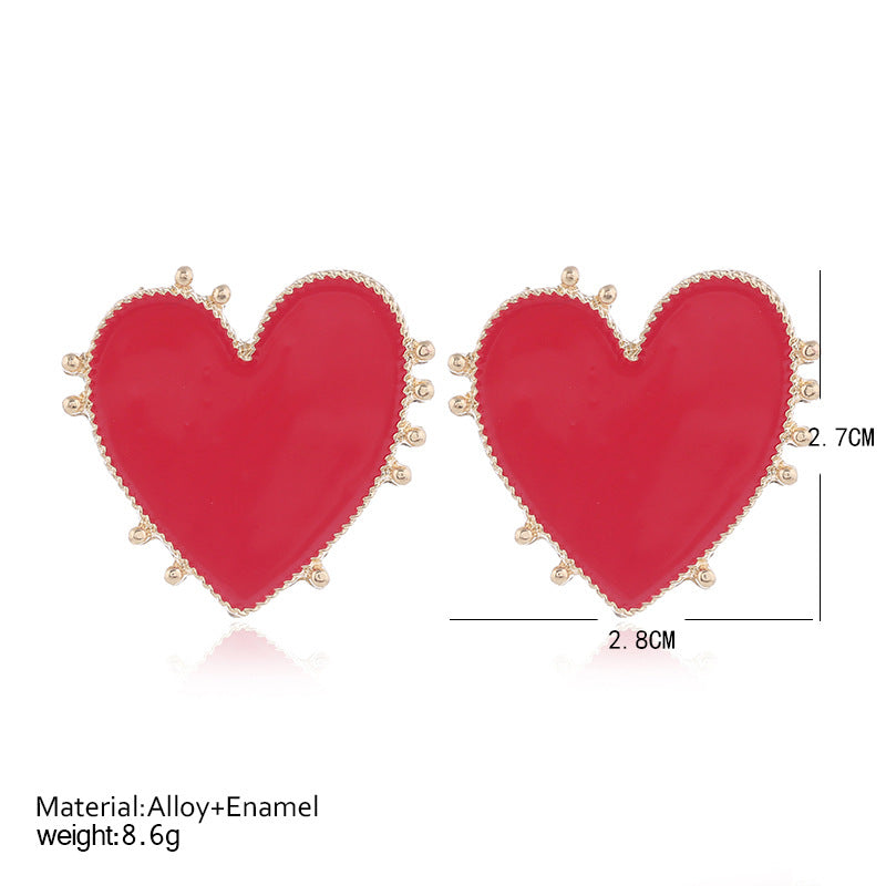 Orecchini a forma di cuore