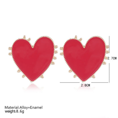Orecchini a forma di cuore