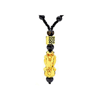 Collana ossidiana Pixiu