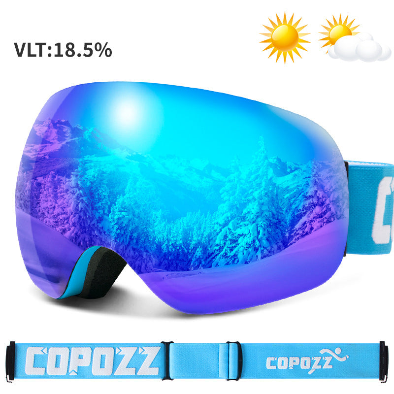 Occhiali da sci senza bordi