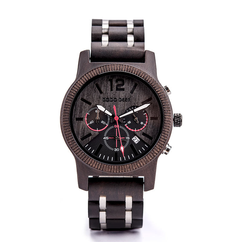 Orologio uomo legno casual
