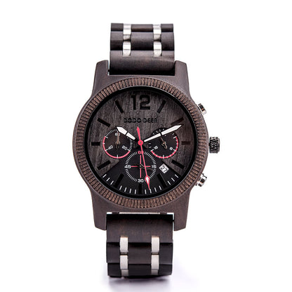 Orologio uomo legno casual