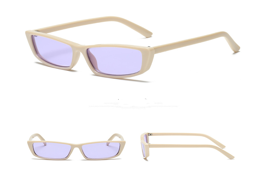 Occhiali da sole quadrati small-frame da donna