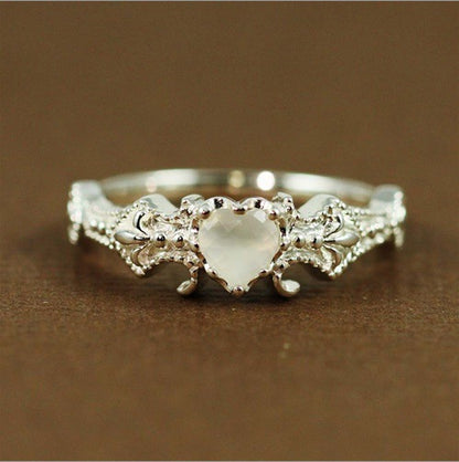 Anello Cuore Opalescente