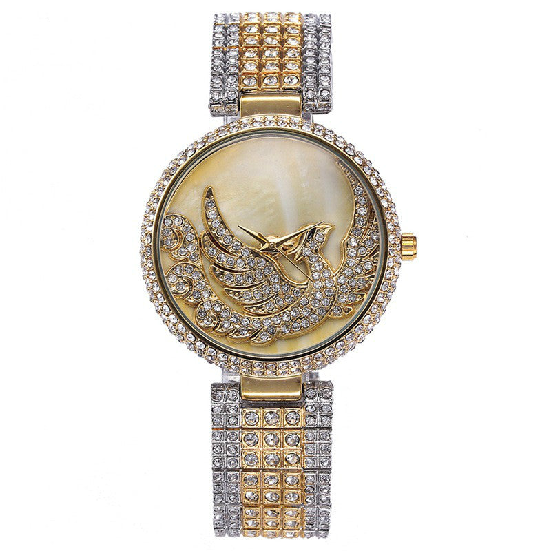 Orologio fenice con strass
