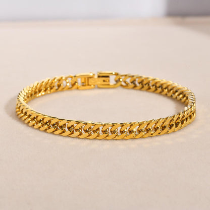 Collana catena doppia