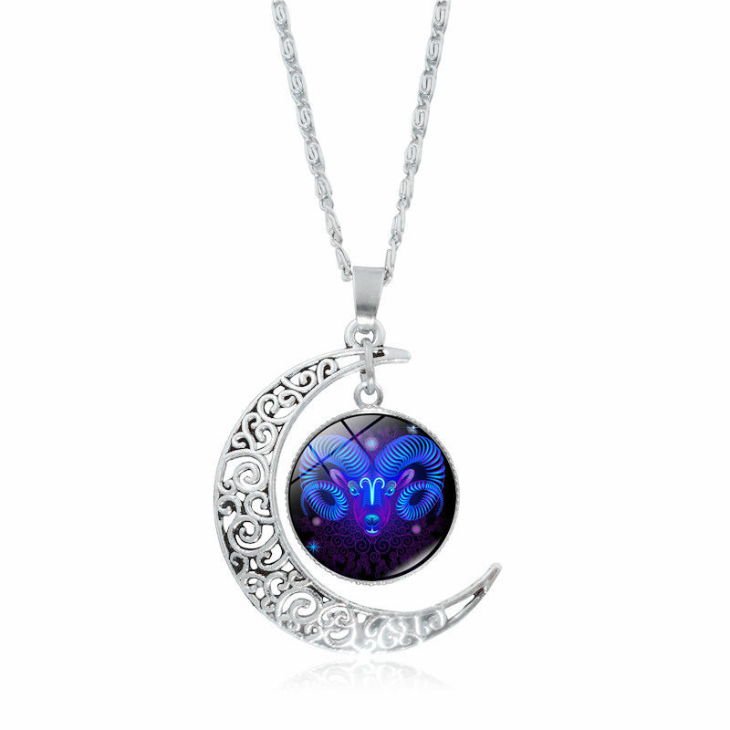 Collana segno zodiacale luna