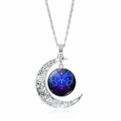 Collana segno zodiacale luna