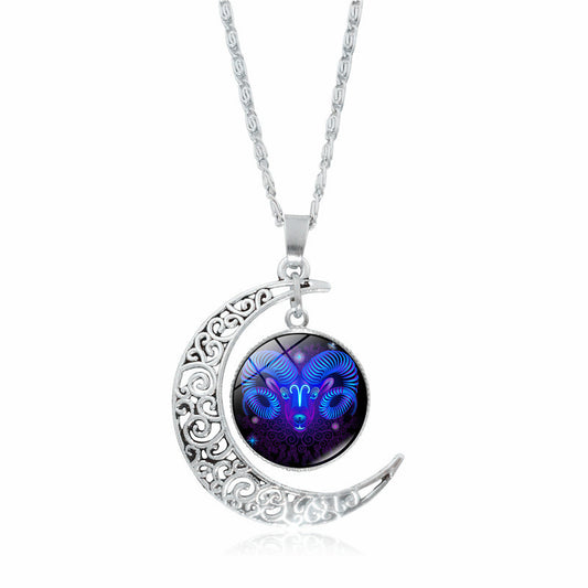 Collana segno zodiacale luna