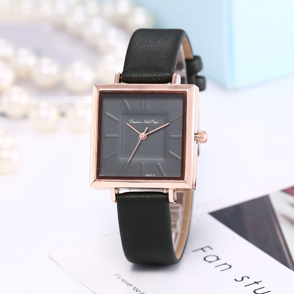 Orologio donna quadrato classico