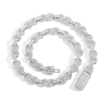 Collana catena cubana lunghezza clavicola