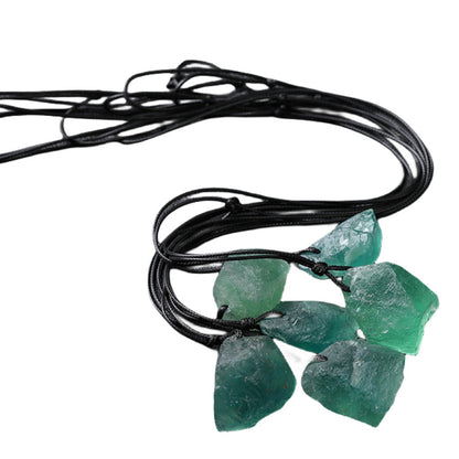 Collana Fluorite Verde