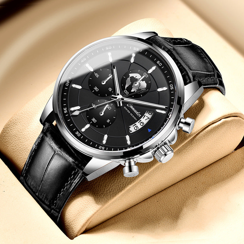 Orologio automatico da uomo impermeabile luminoso calendario