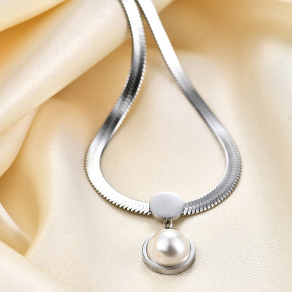 Collana serpente catena piatta