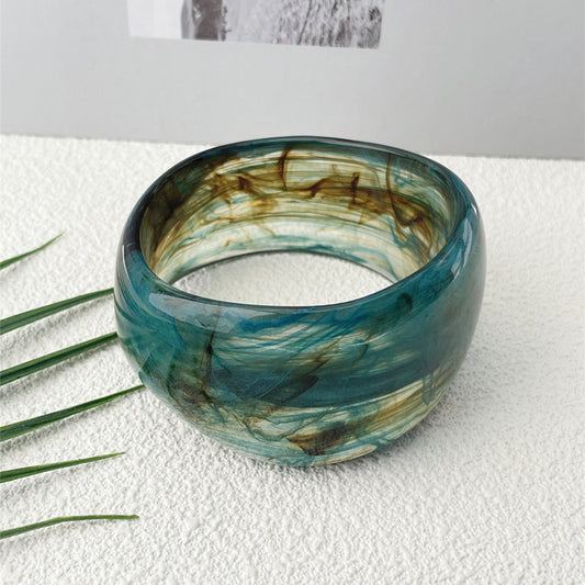 Bracciale resina geometrico