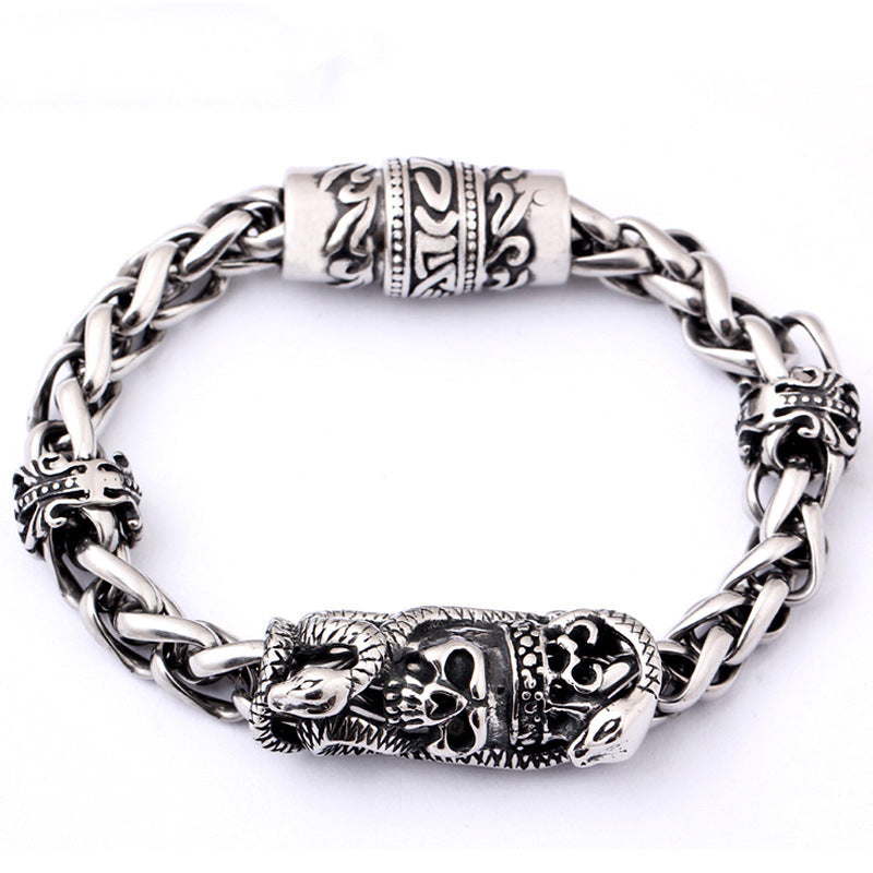 Bracciale Magnetico Teschio