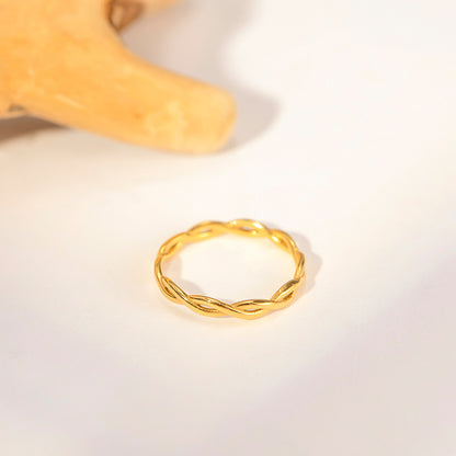 Anello geometrico vintage francese