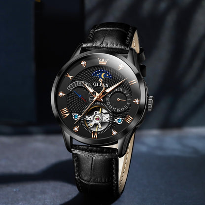Orologio uomo automatico con apertura