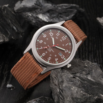 Orologio militare in tessuto