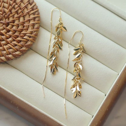 Collana nappa grano dorato