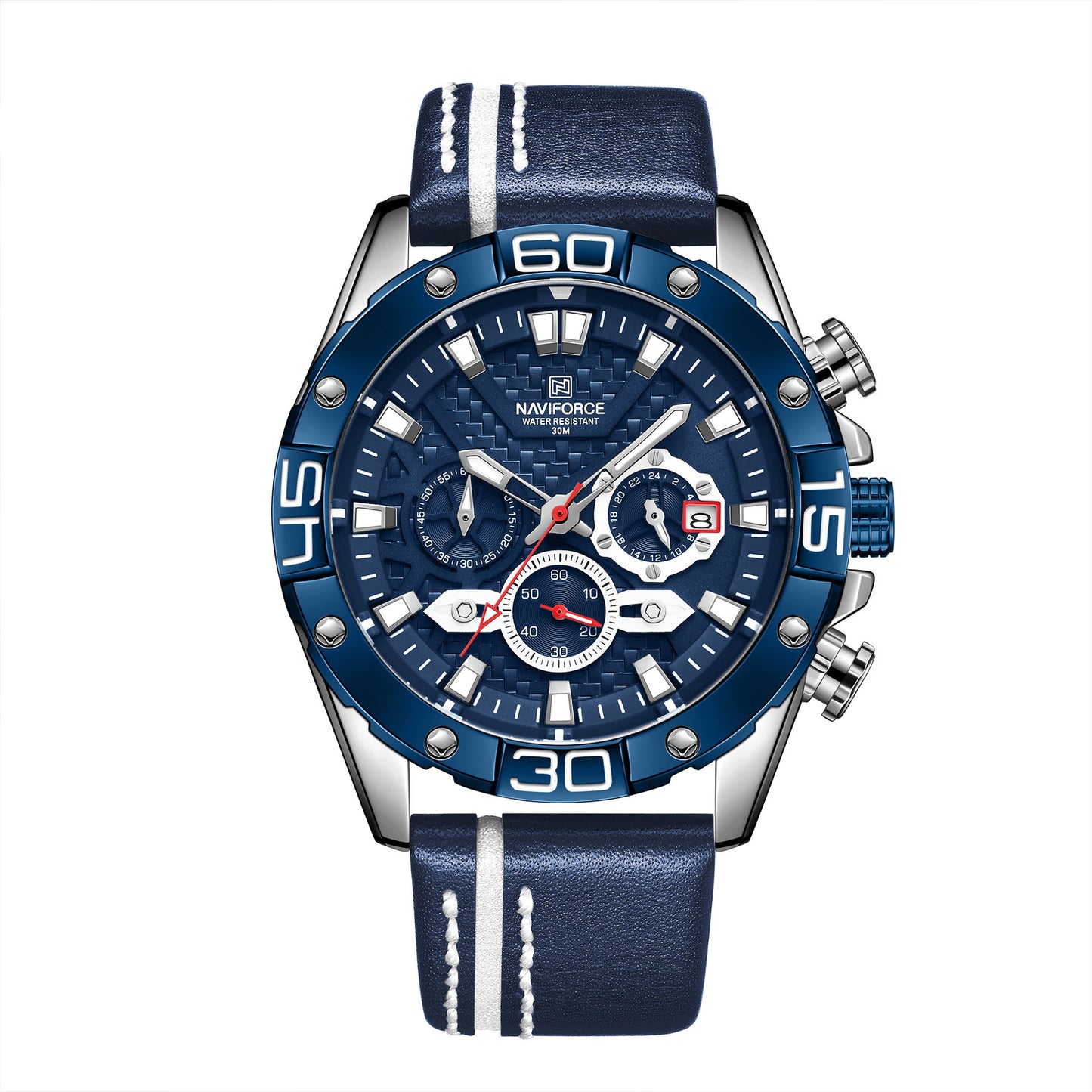 Orologio uomo luminoso con lancette