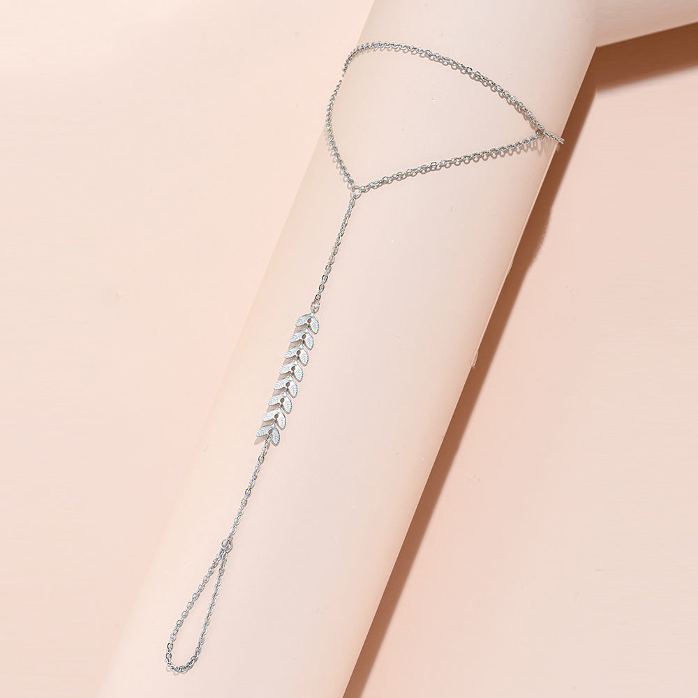 Bracciale charm cuore semplice